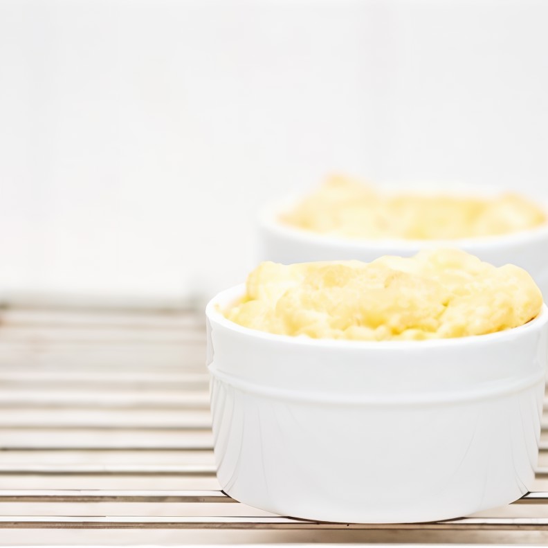 Суфле творожное с урюком и орехами