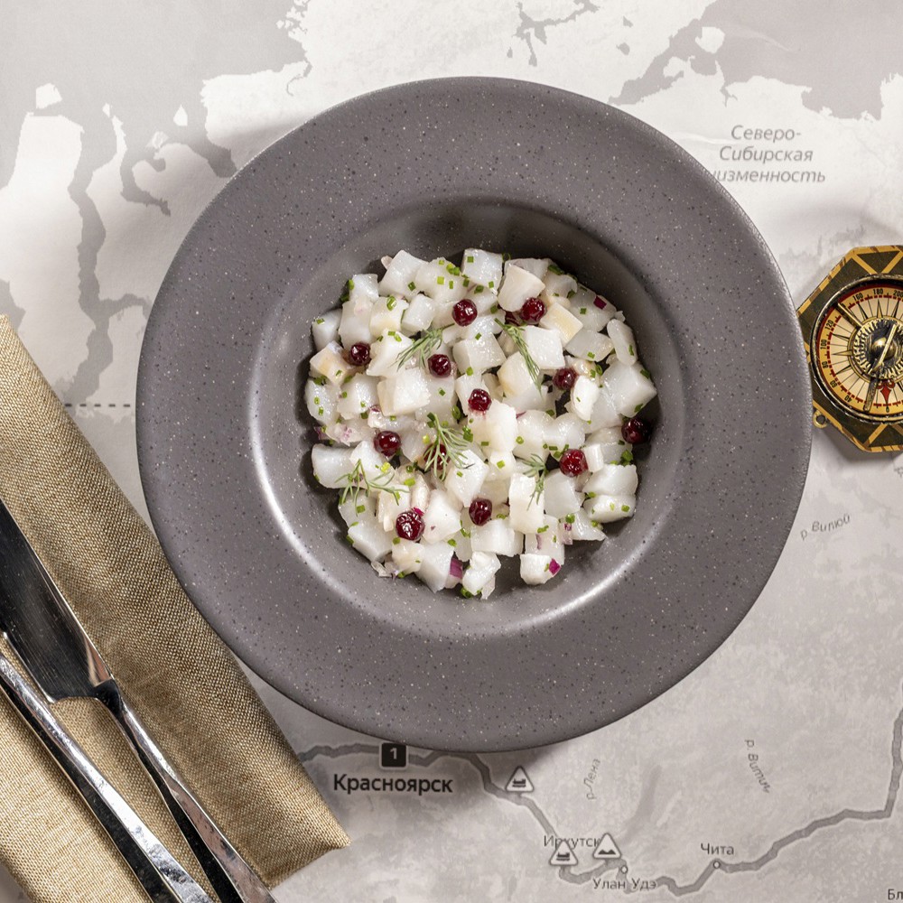 Сугудай из белой рыбы