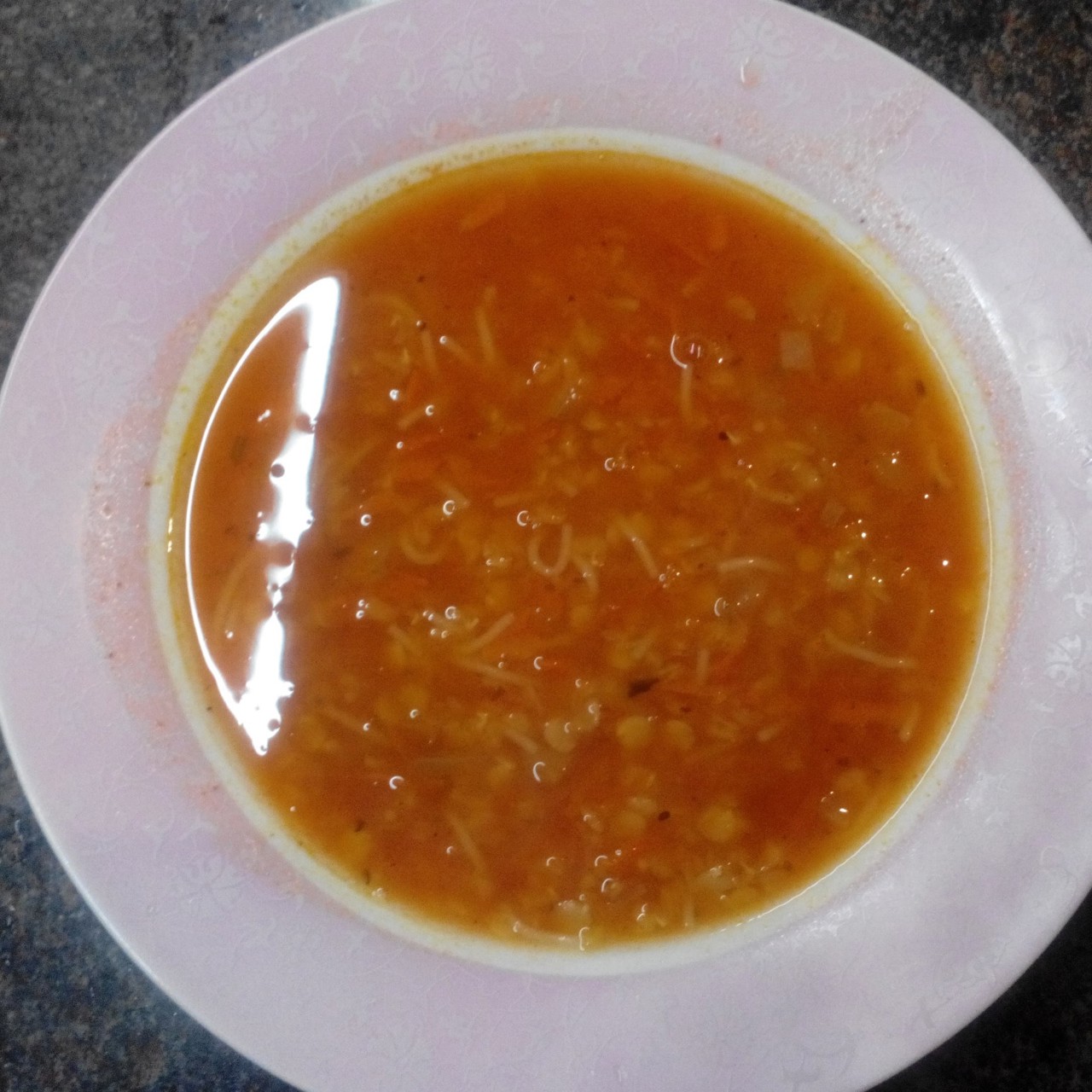 Суп из чечевицы с вермишелью