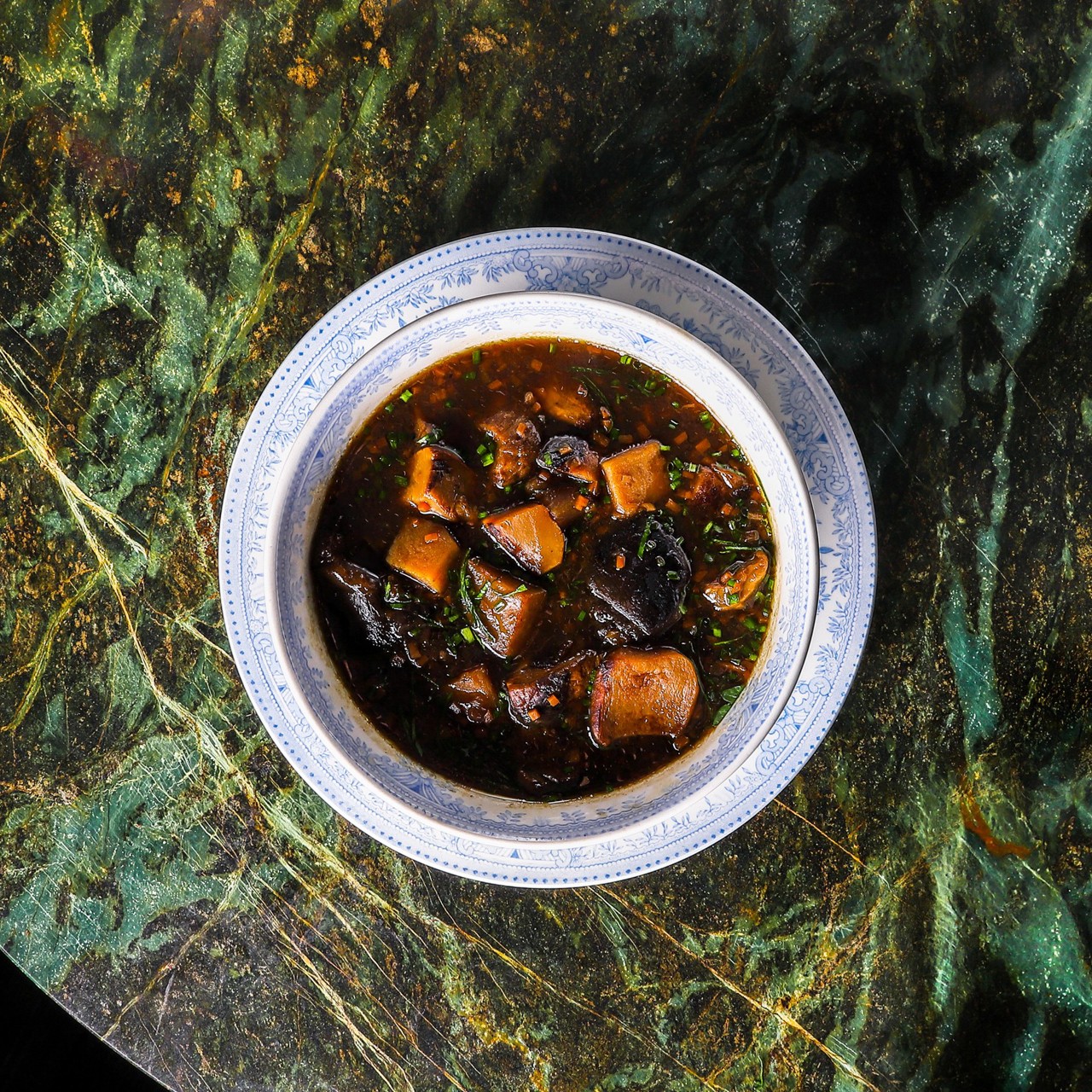 Суп из микса белых грибов