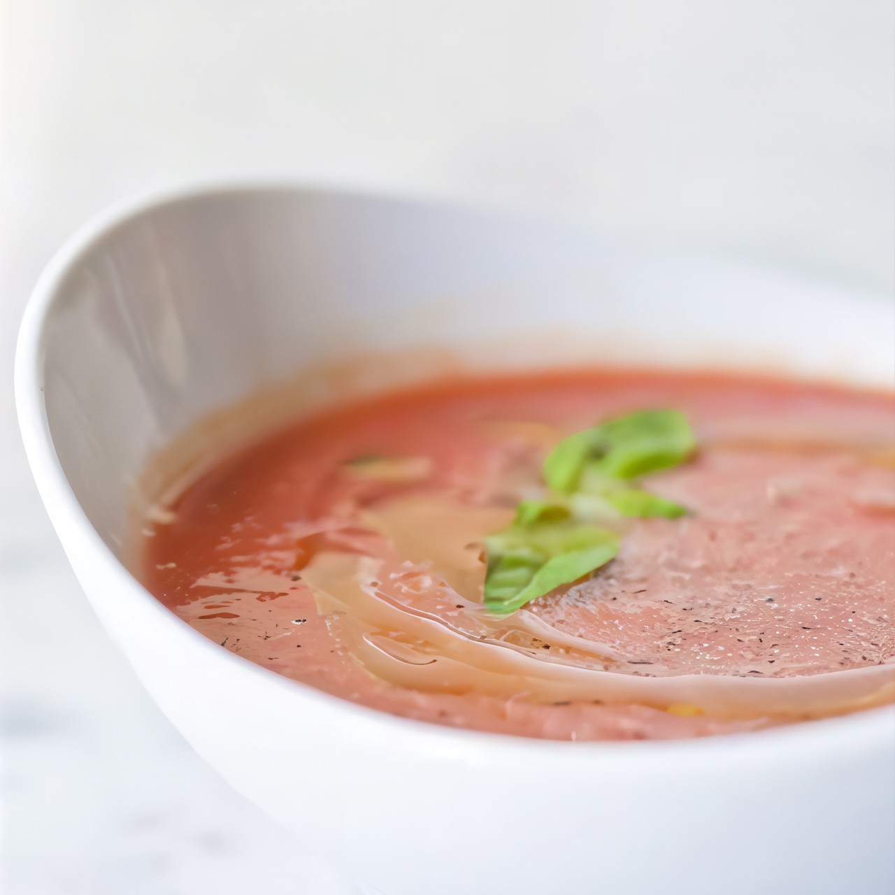 Суп из сливы и ревеня