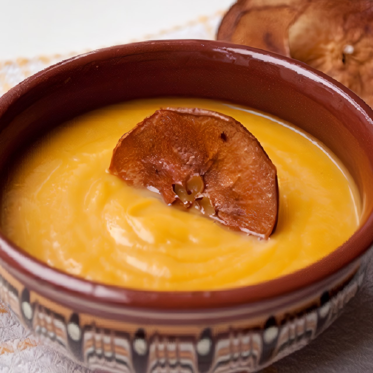 Суп из тыквы и яблок