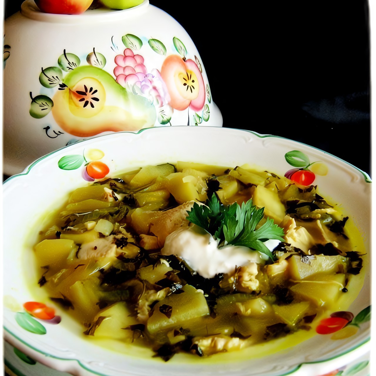 Суп карри с яблоками