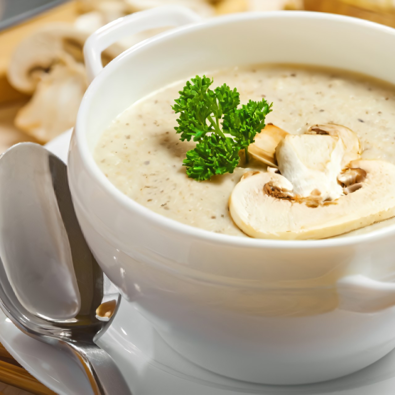 Суп крем из шампиньонов.