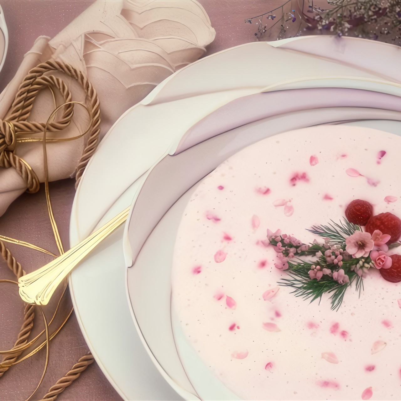 Суп малиново-смородиновый