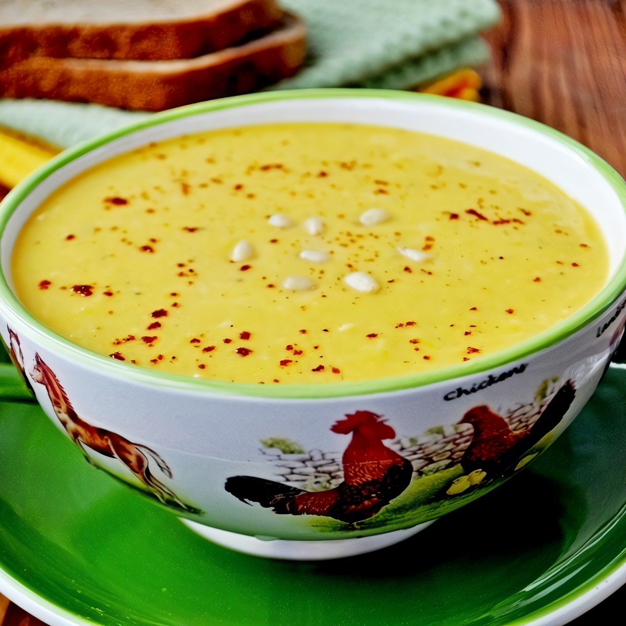 Суп-пюре из тыквы с тахини