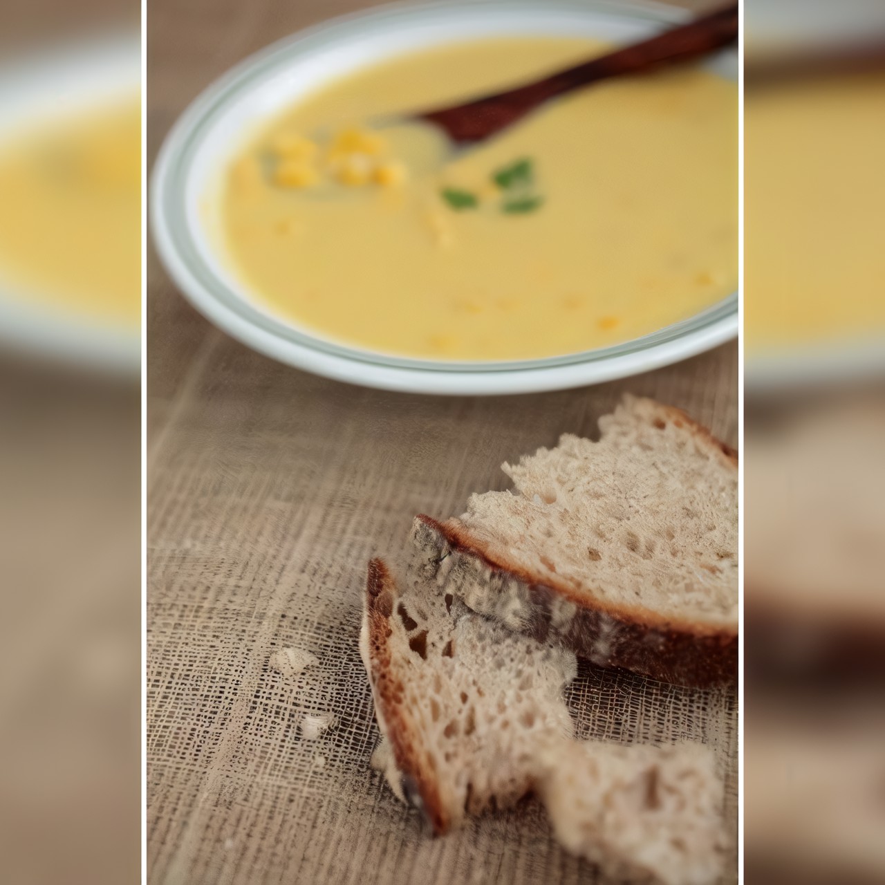 Суп-пюре из консервированной кукурузы