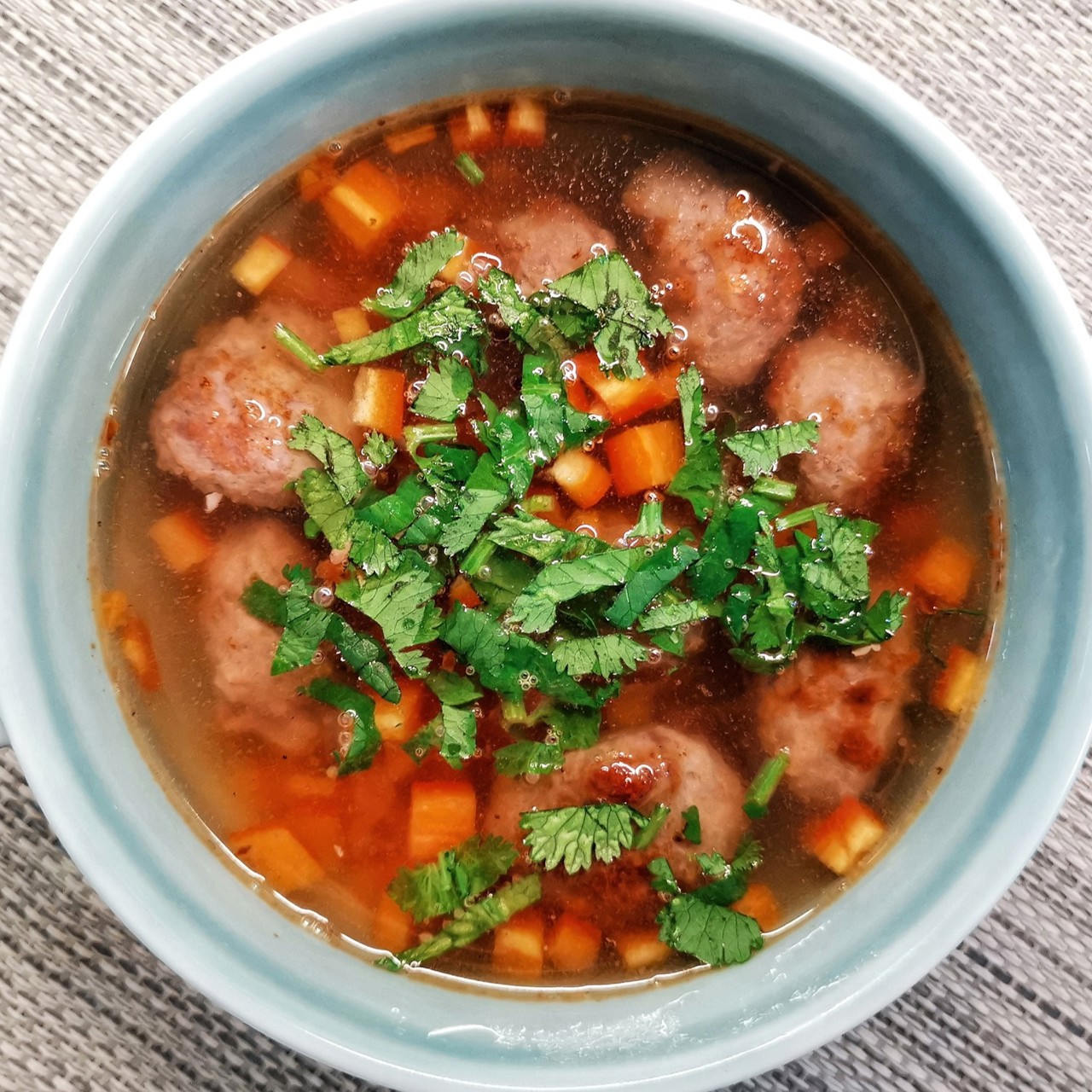 Суп с фрикадельками