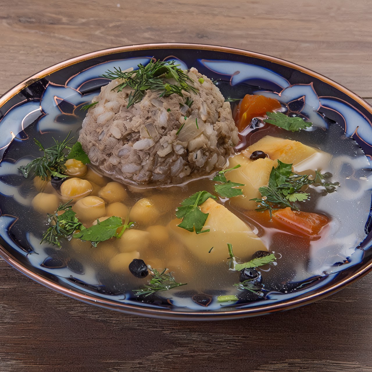 Суп с кифтой