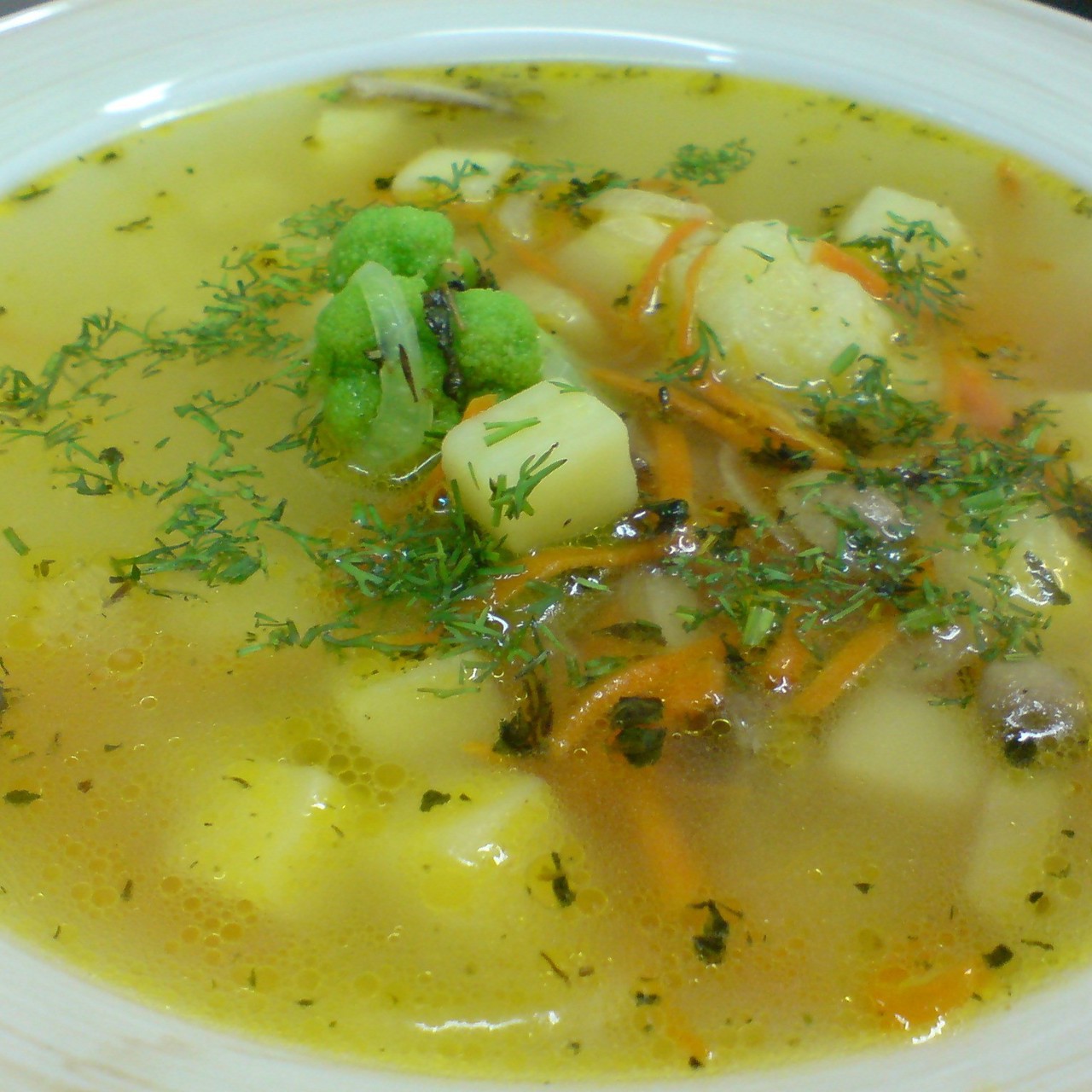 Суп с рисом