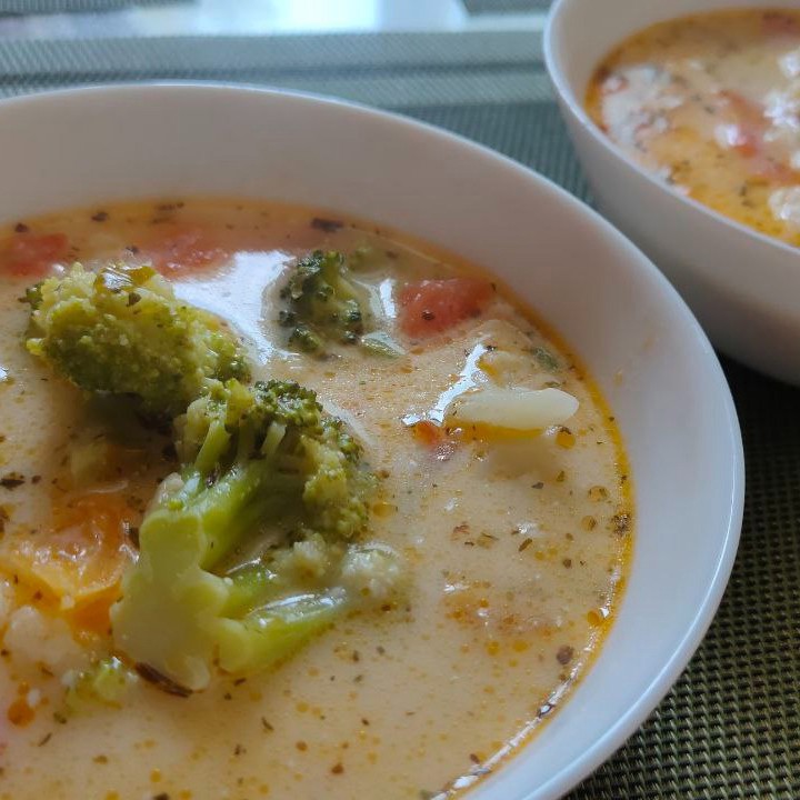 Суп сливочный с овощами