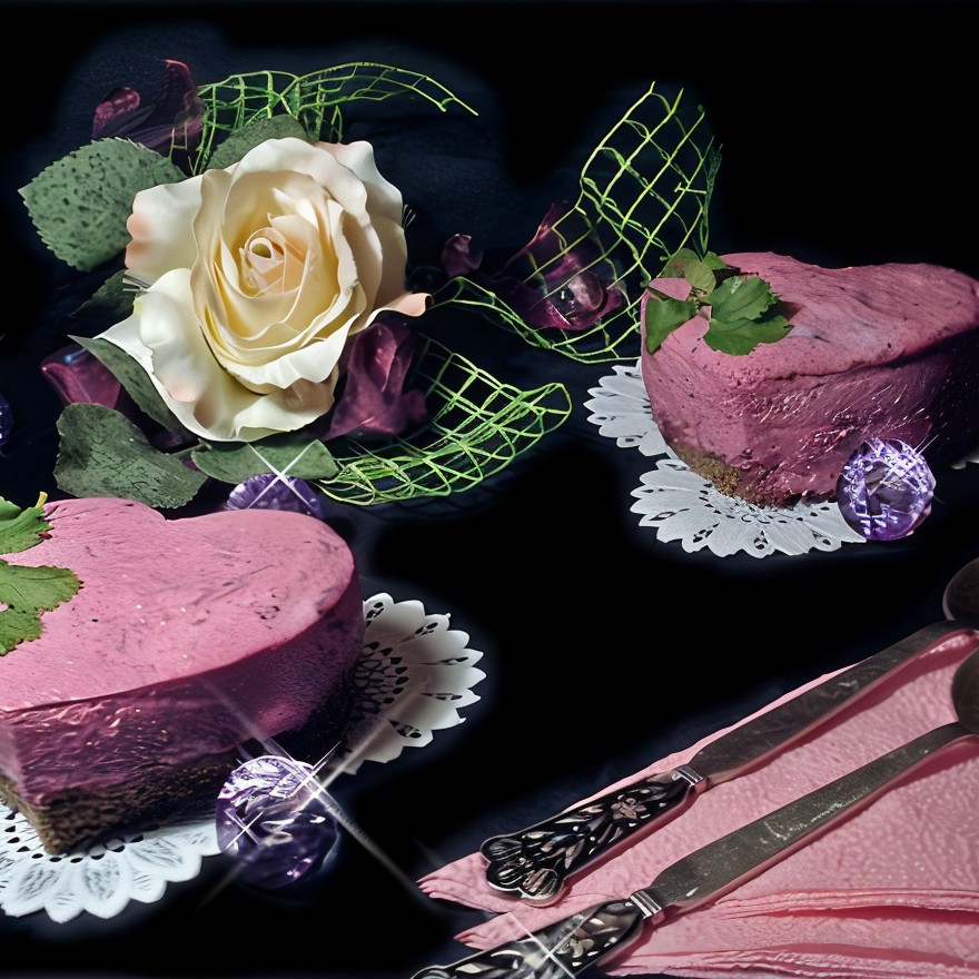 Свекольный чизкейк с сельдью