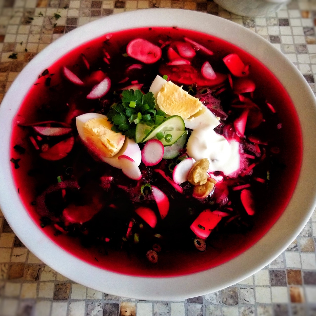 Свекольник на квасе