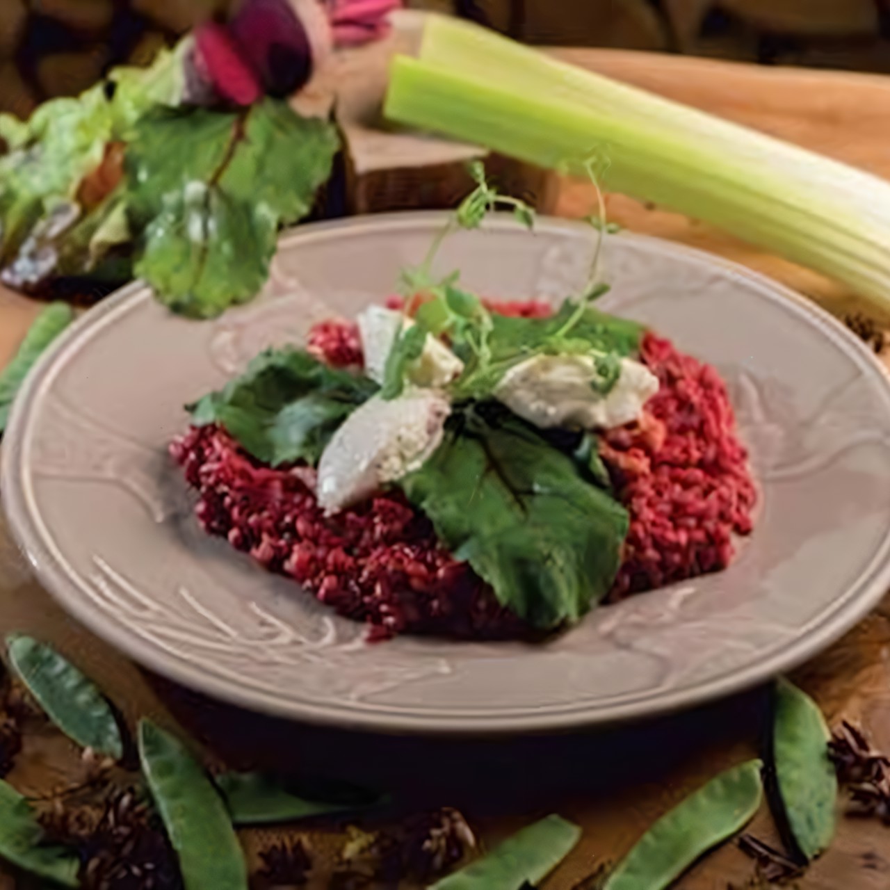 Свекольно-гранатовое перлотто