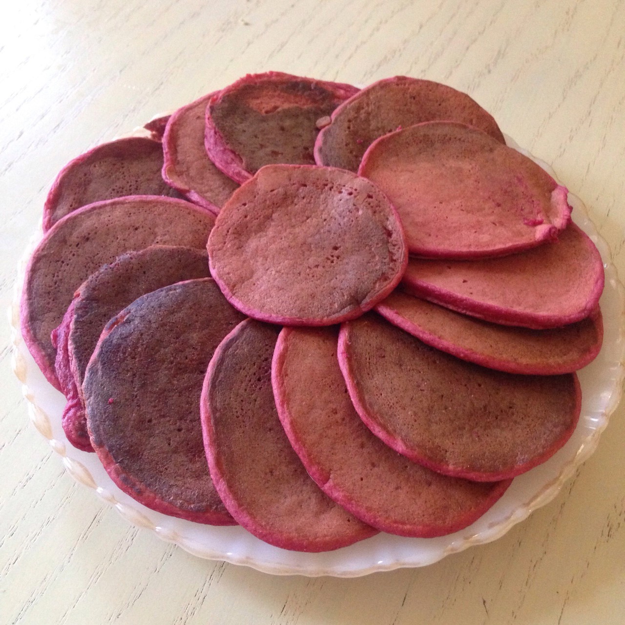 Свекольные оладьи