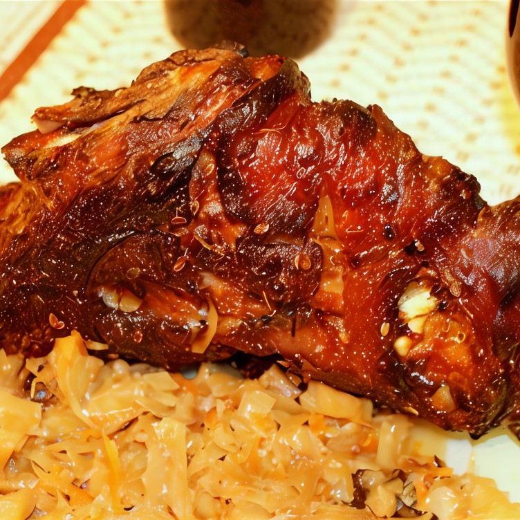 Свиная рулька по-чешски