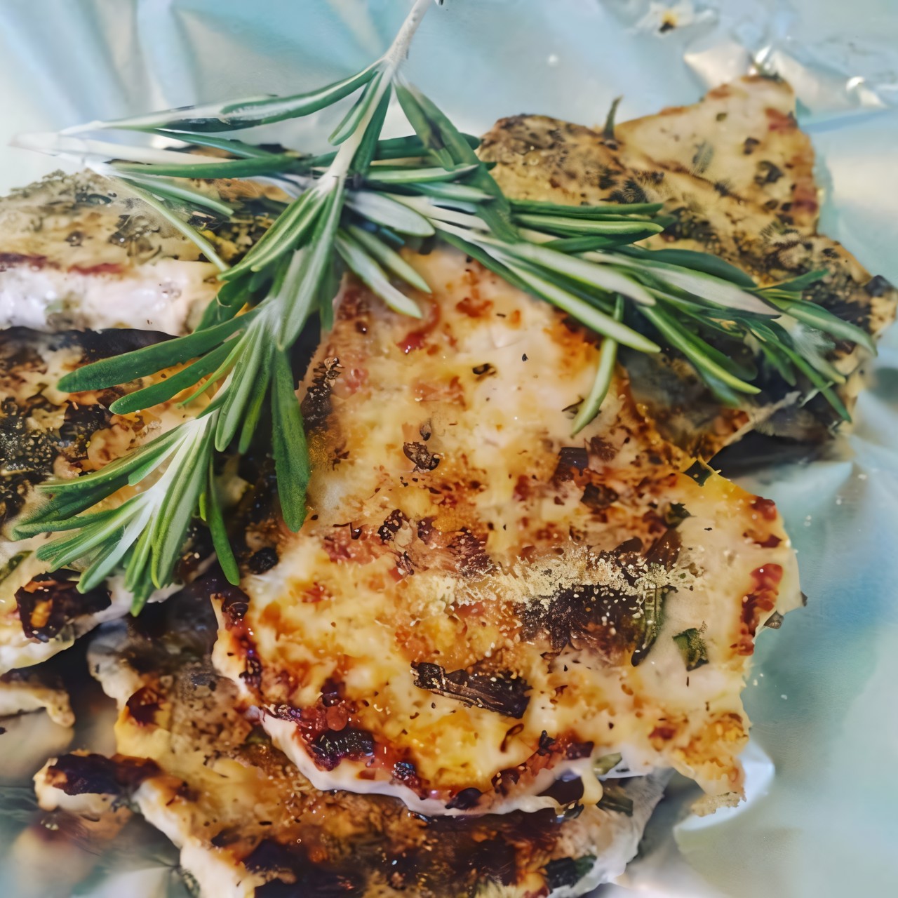 Свиная вырезка с розмарином