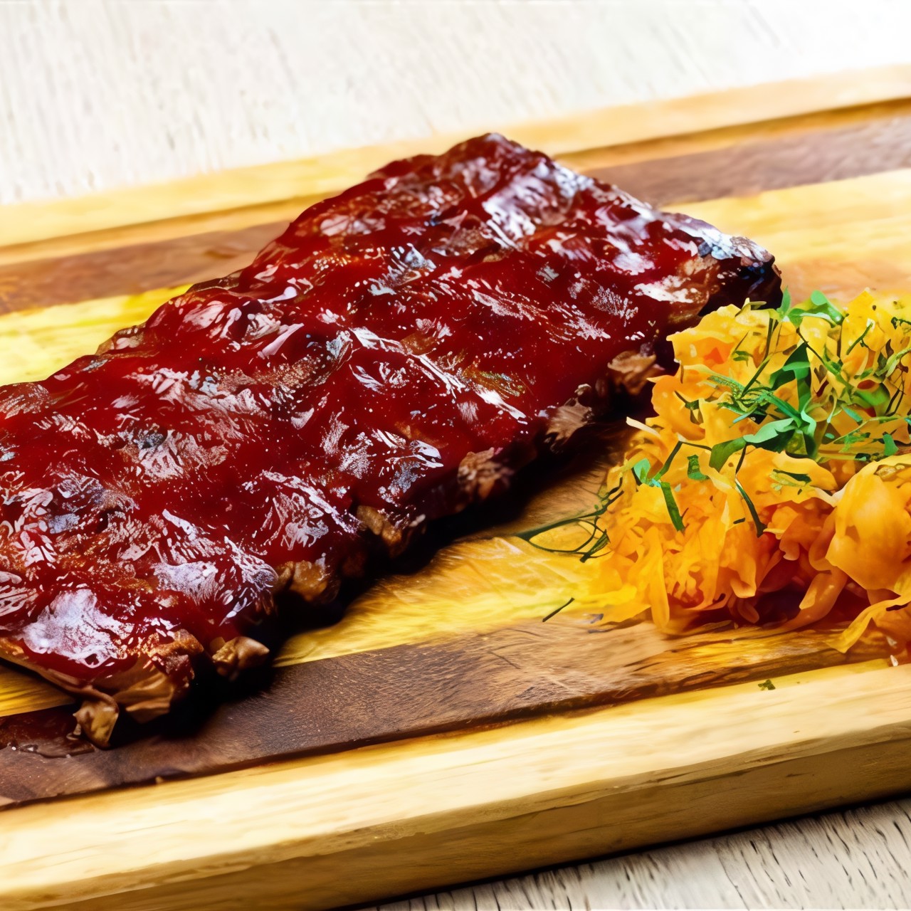 Свиные ребра под соусом Jack Daniel's