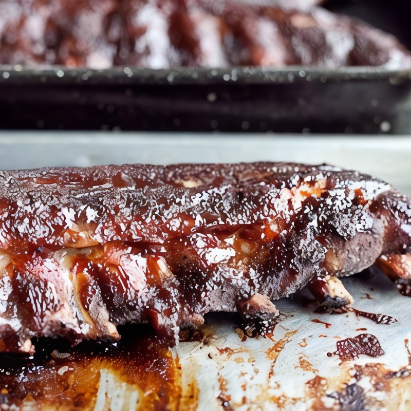Свиные ребра в китайском соусе барбекю