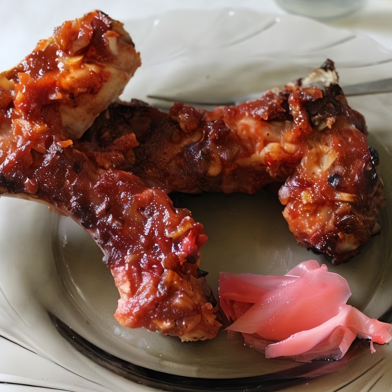 Свиные ребрышки барбекю в духовке