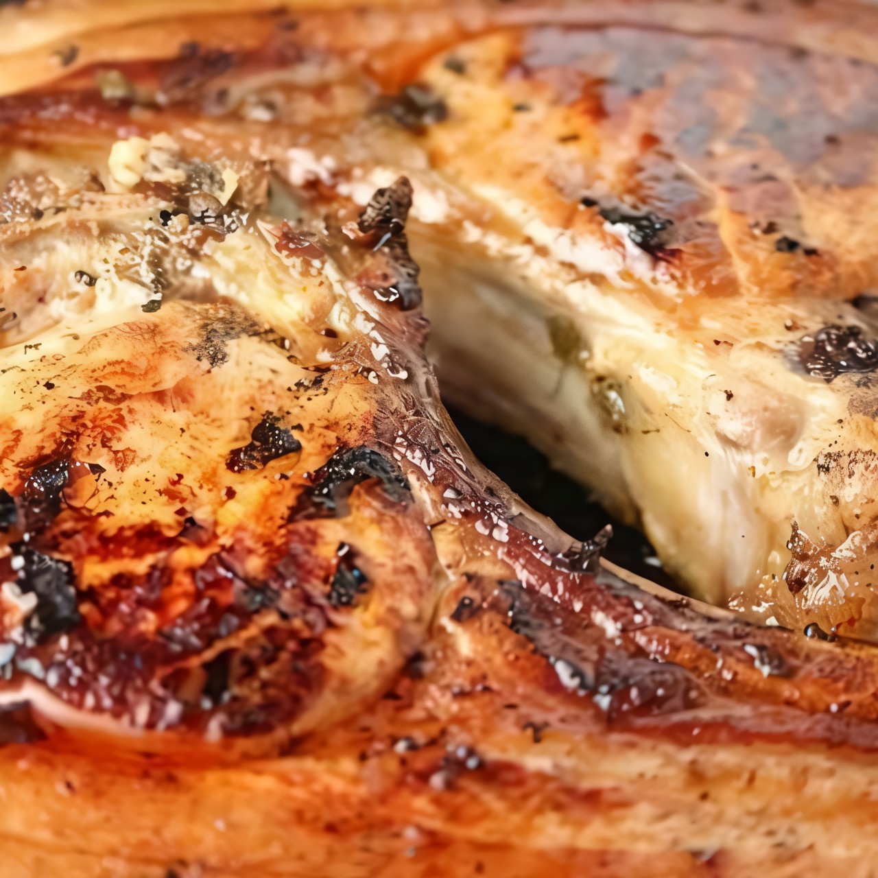 Свинина на косточке в духовке