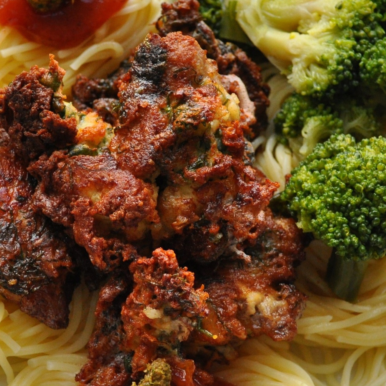 Свинина, обжаренная в сыре