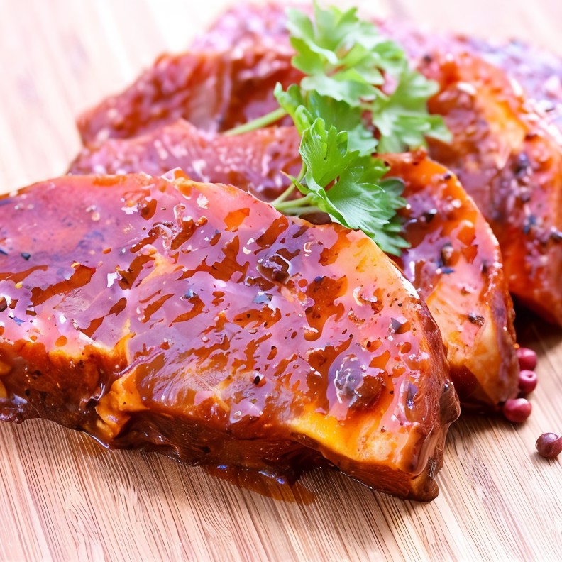 Свиное филе под перечным соусом