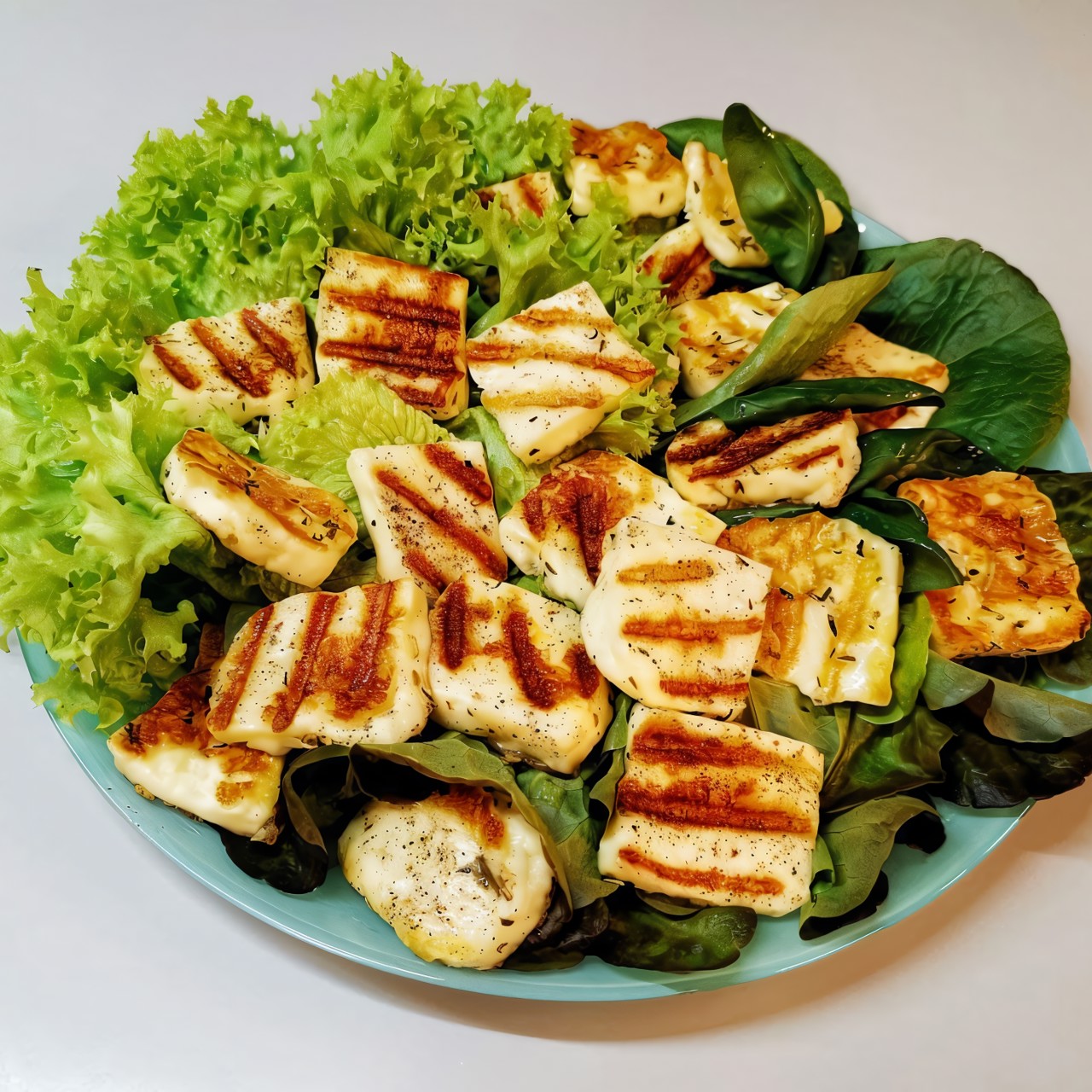 Сыр халуми по-провански