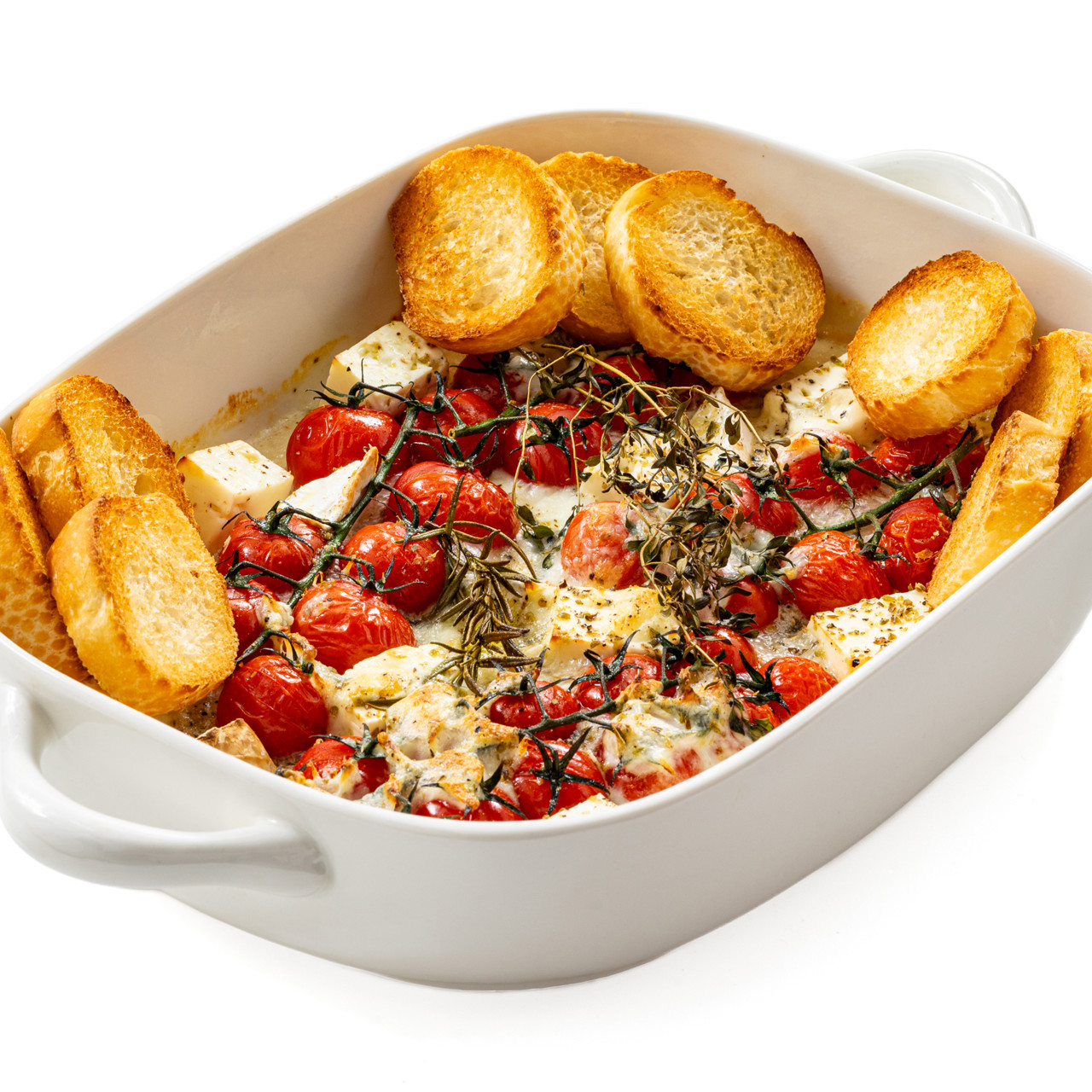 Сыр с помидорами в духовке