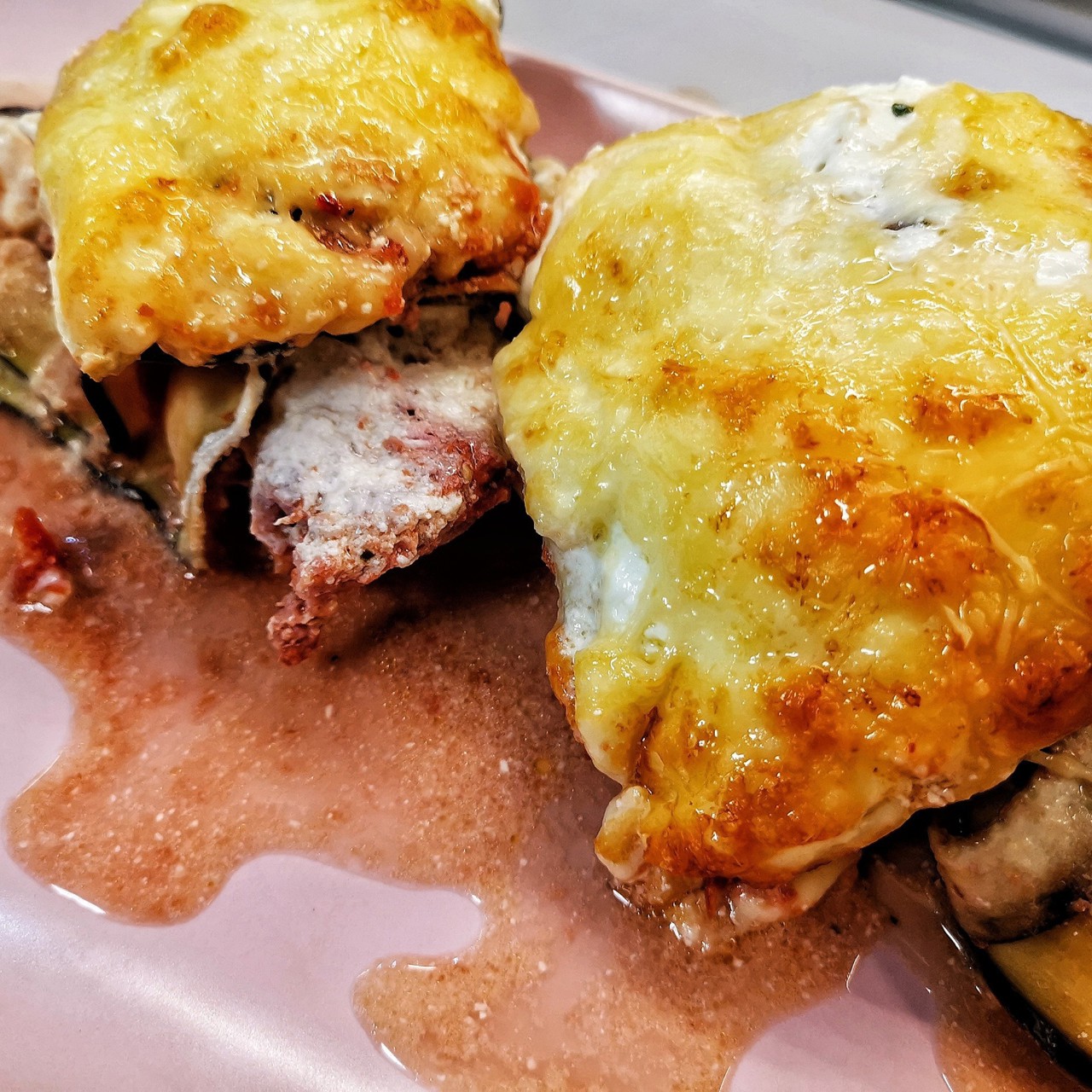 Сырная лазанья из баклажанов