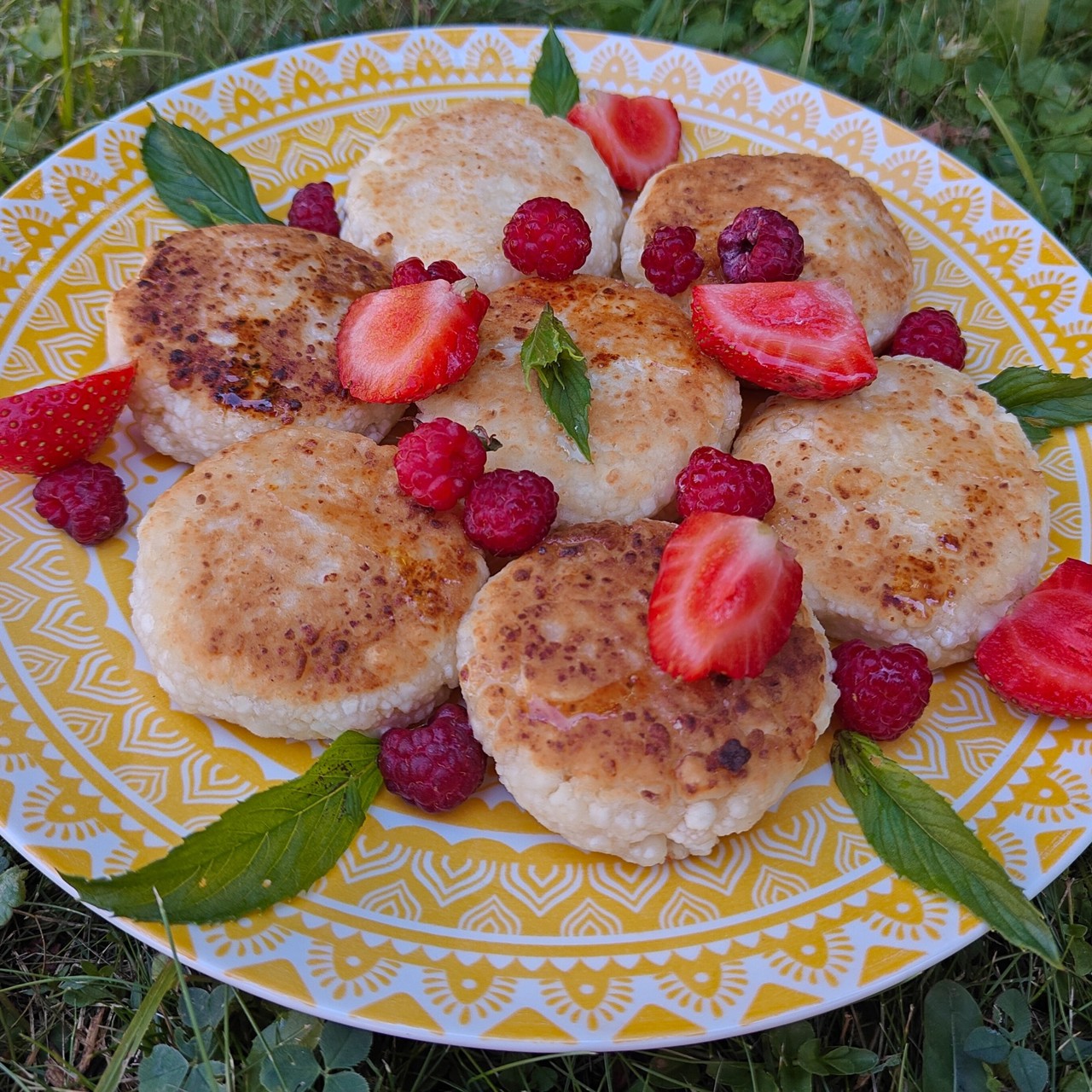 Сырники с ванильным сиропом