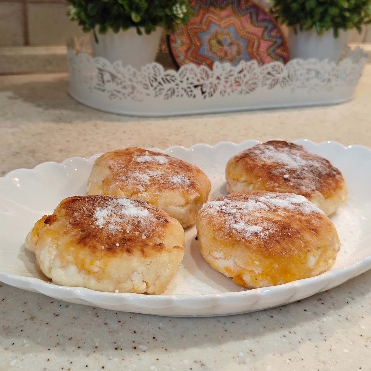 Сырники с запеченной тыквой