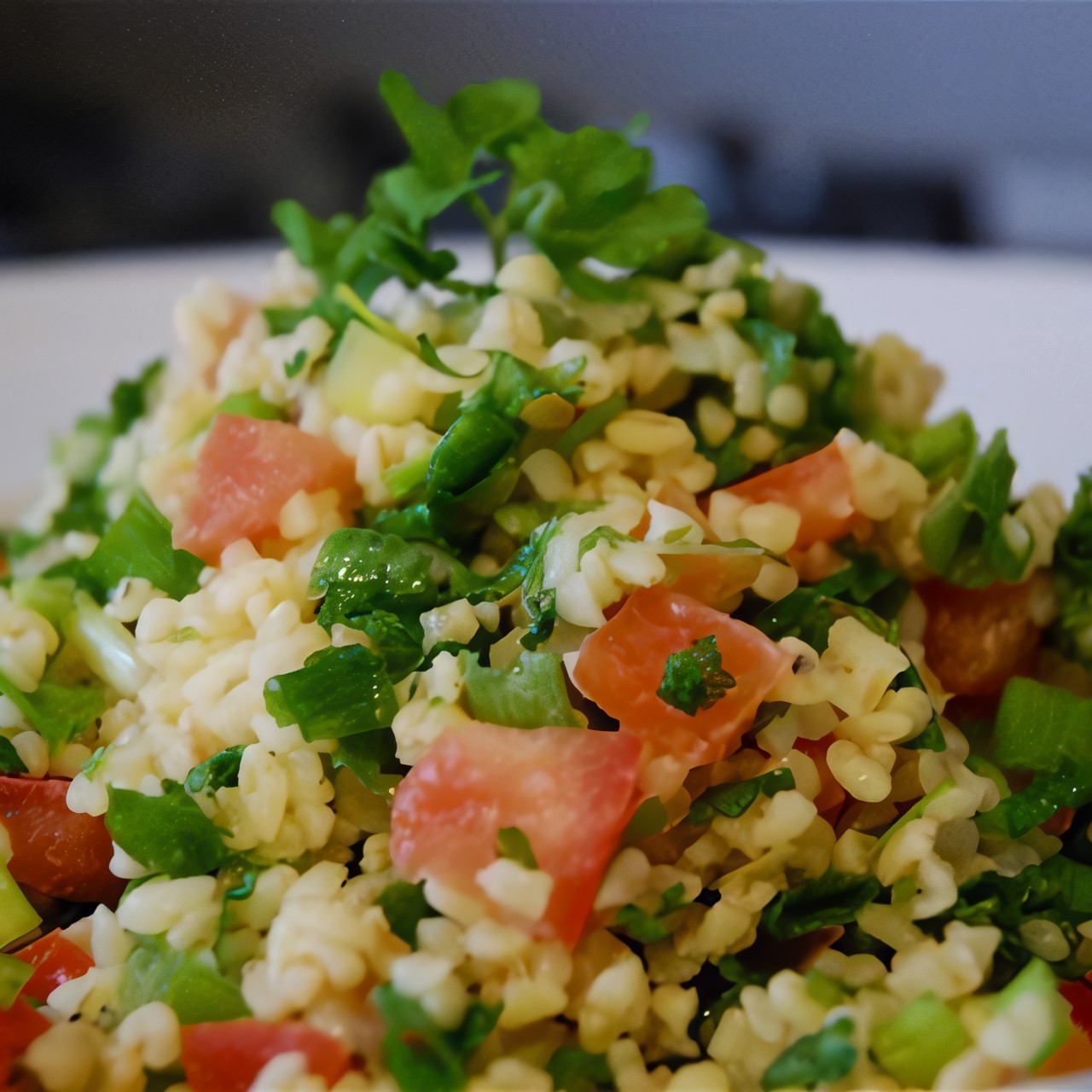 Табуле с зеленым луком