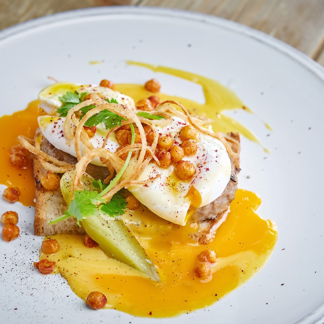 Тако (креветки/авокадо/капуста/яйцо)