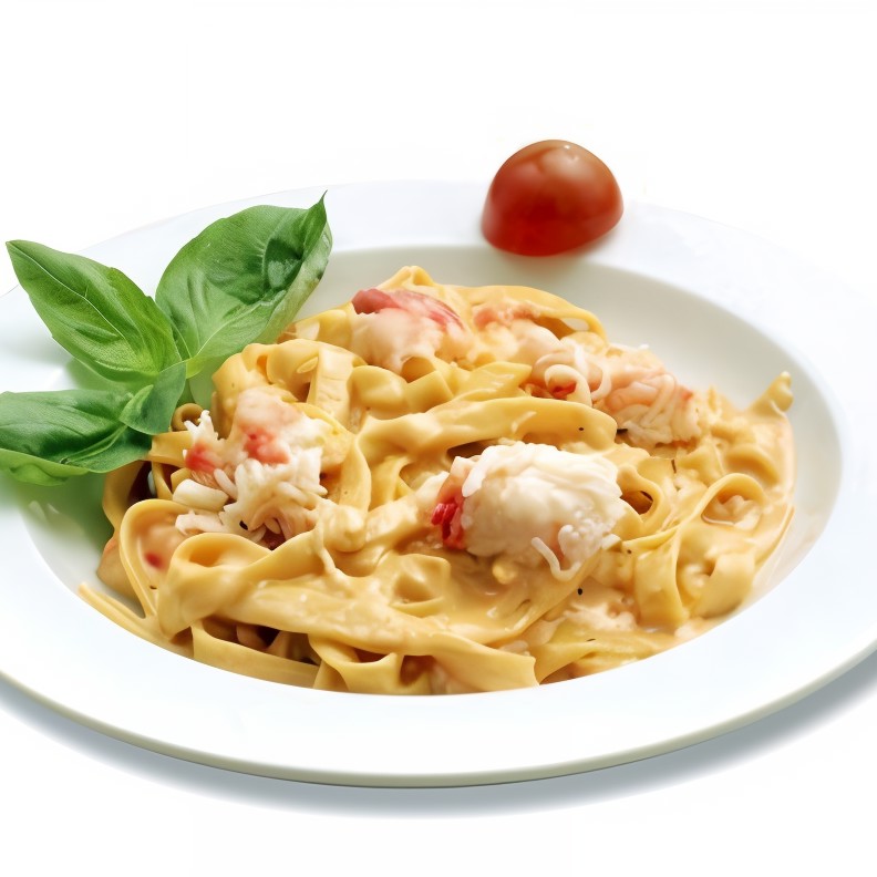 Тальятелле с крабовым мясом