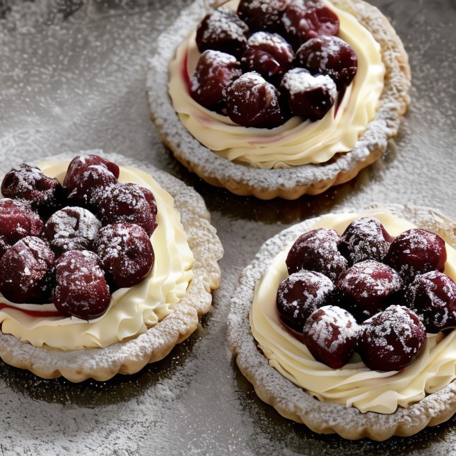 Тарталетки «Снегурочкина вишня»