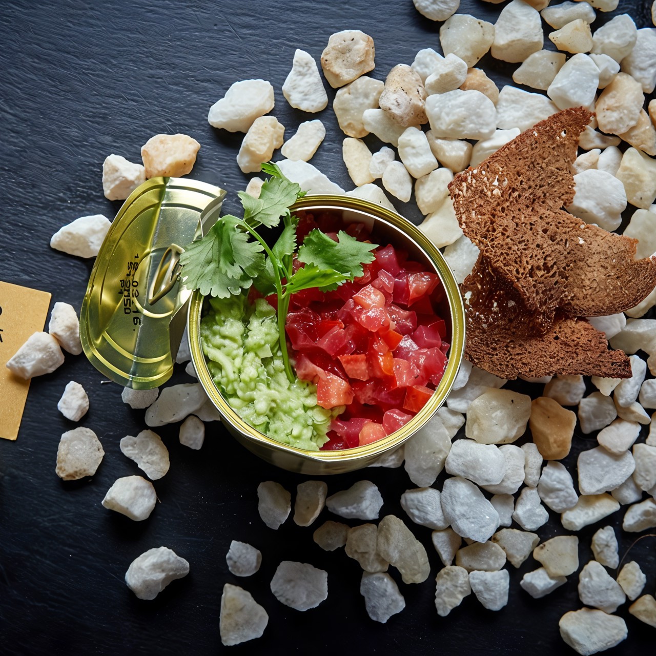 Тартар из голубого тунца с гуакамоле