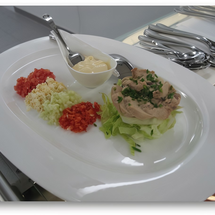 Тартар из печени трески