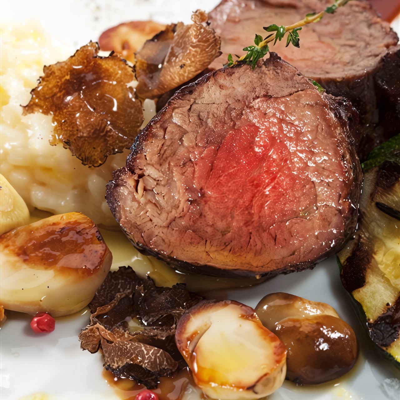 Телятина жареная