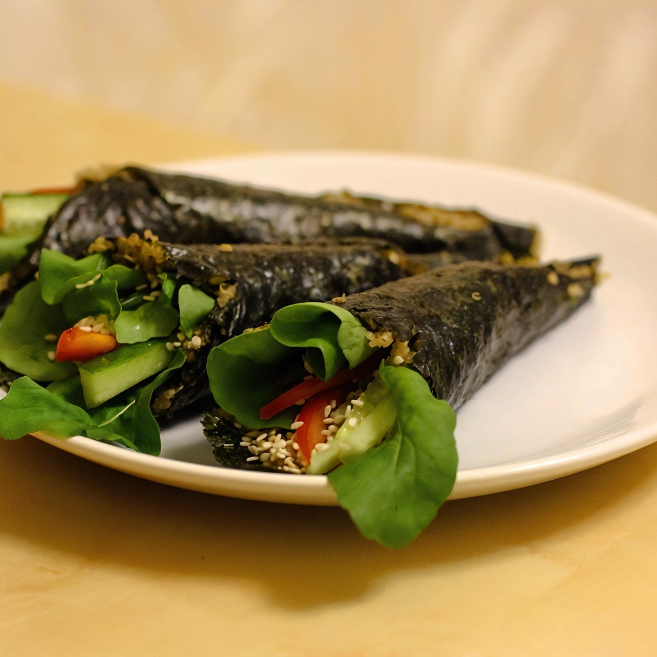 Темаки с киноа и овощами