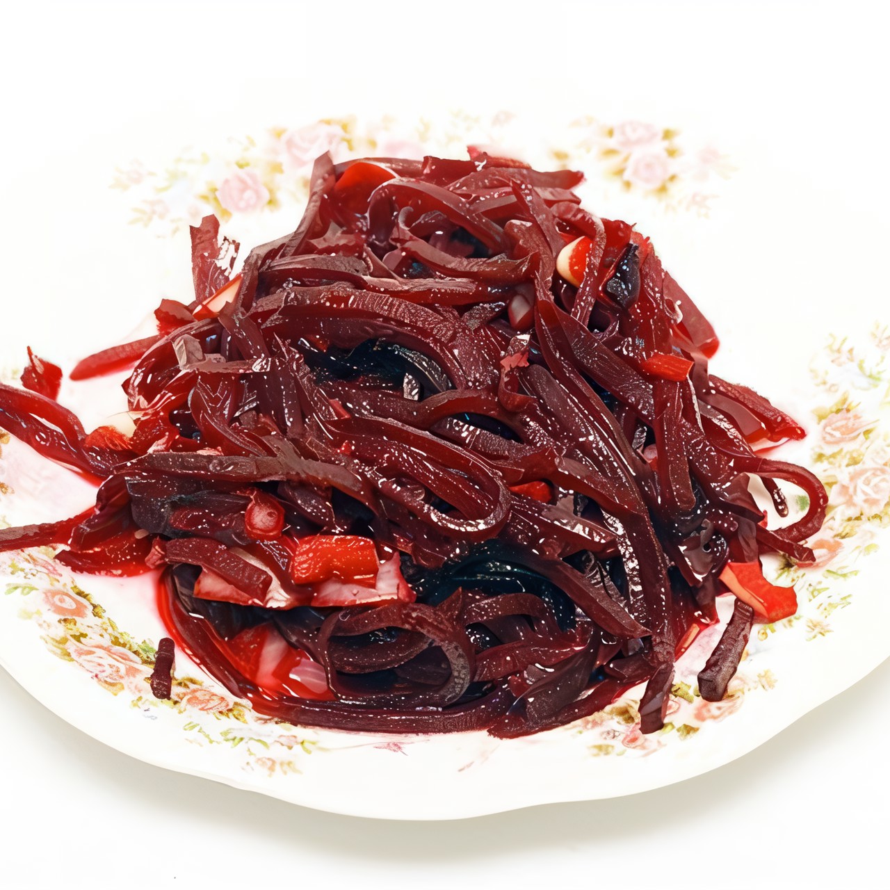 Теплый свекольный салат