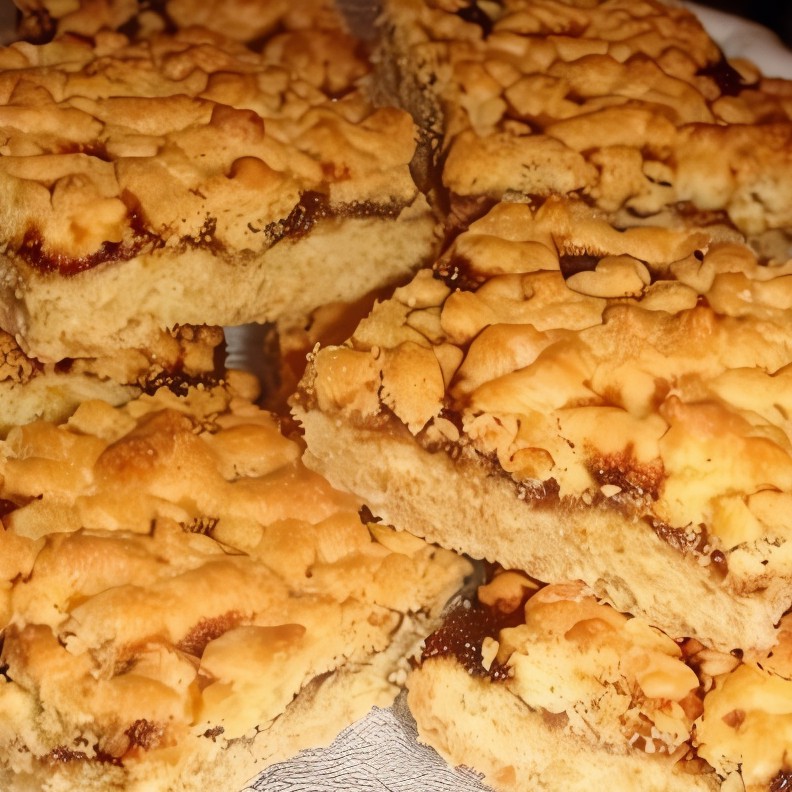 Тертый пирог с вареньем