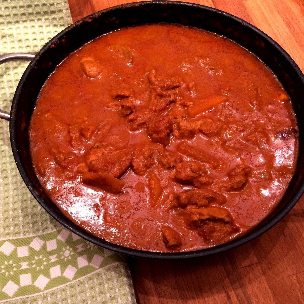 Тикка карри с курицей и бататом