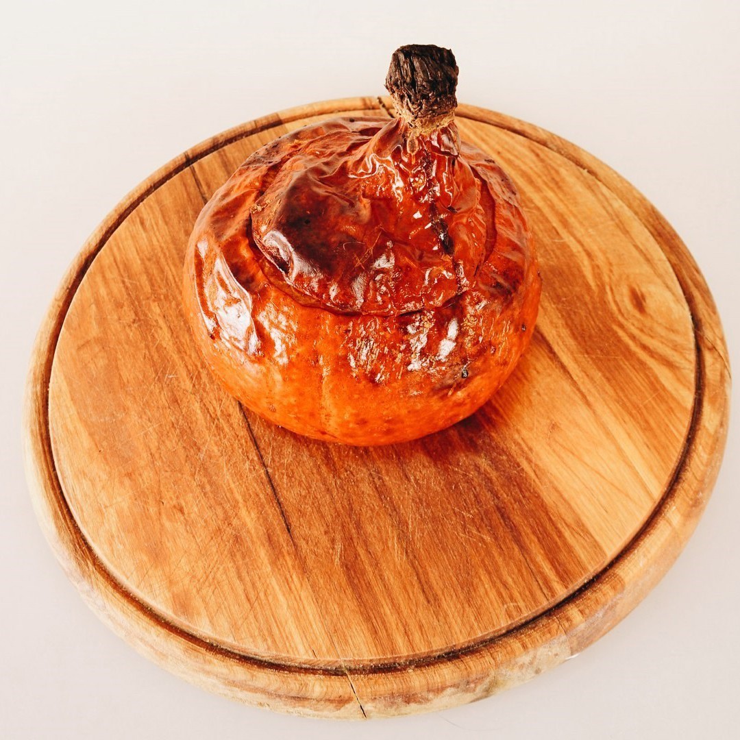 Тыква к хеллоуину фаршированная мясом