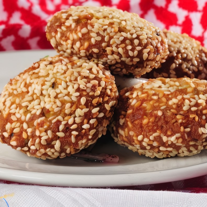 Тыквенные котлеты в кунжутной панировке