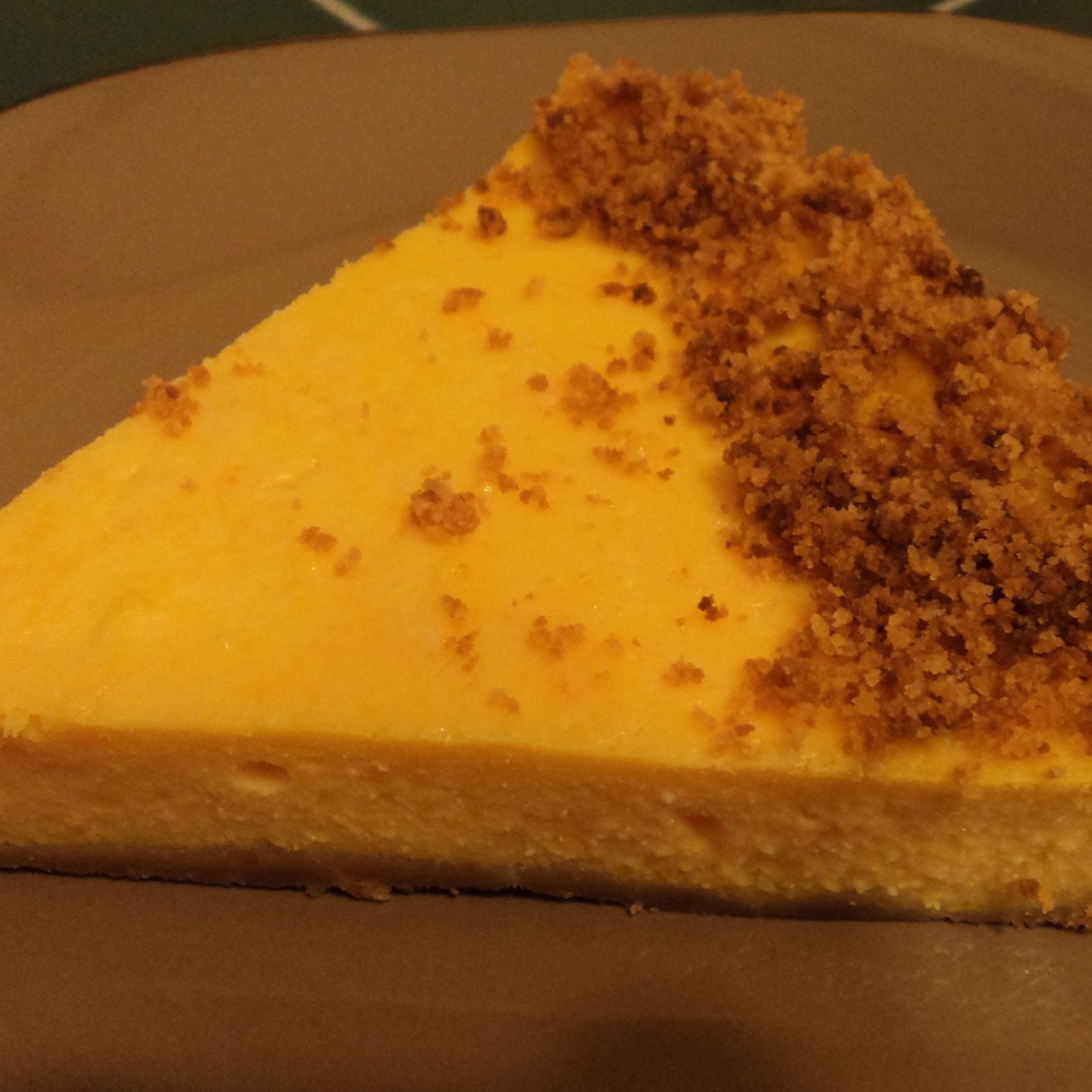 Тыквенный чизкейк с печеньем