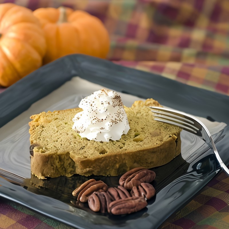 Тыквенный хлеб с апельсиновой цедрой и орехами пекан