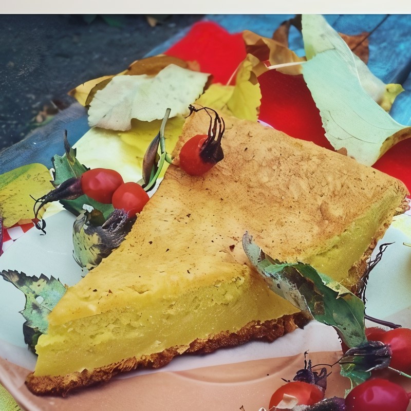 Тыквенный пирог с апельсином