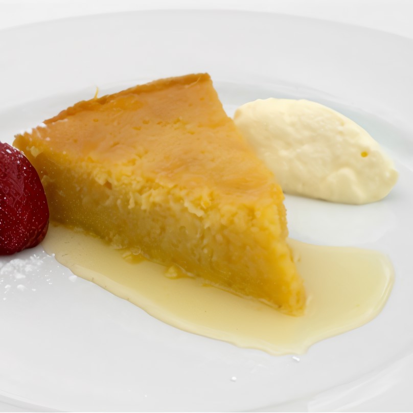 Тыквенно-яблочный пудинг с манной крупой