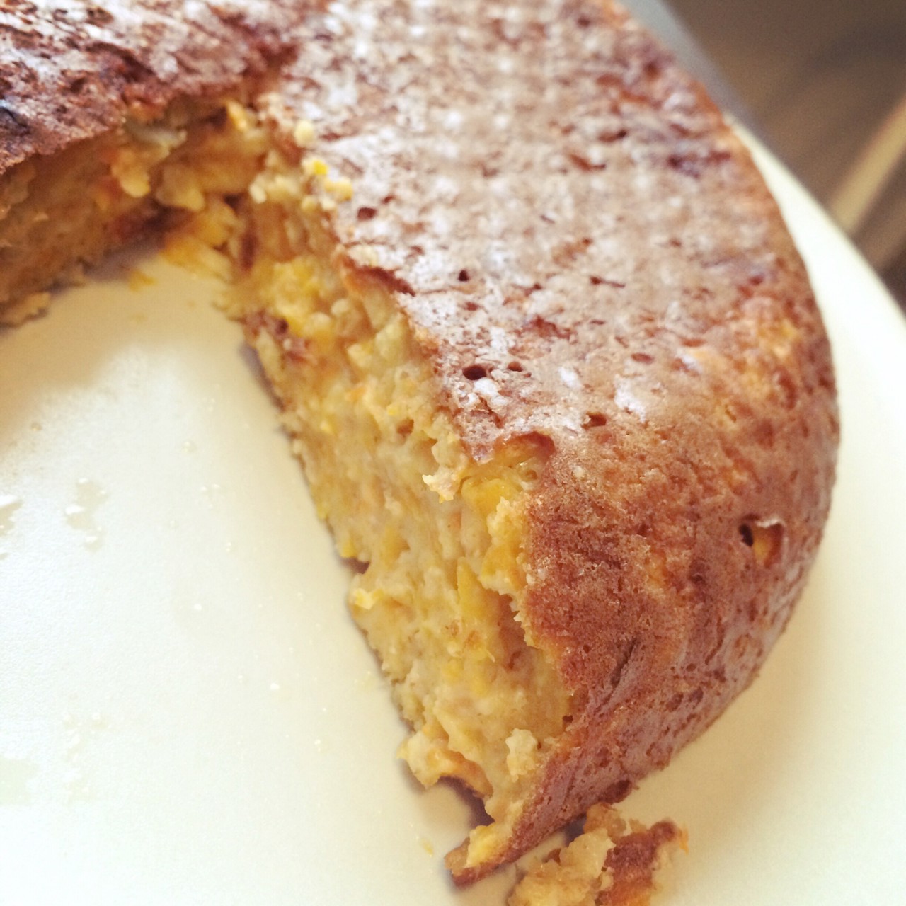 Тыквенно-овсяный пирог